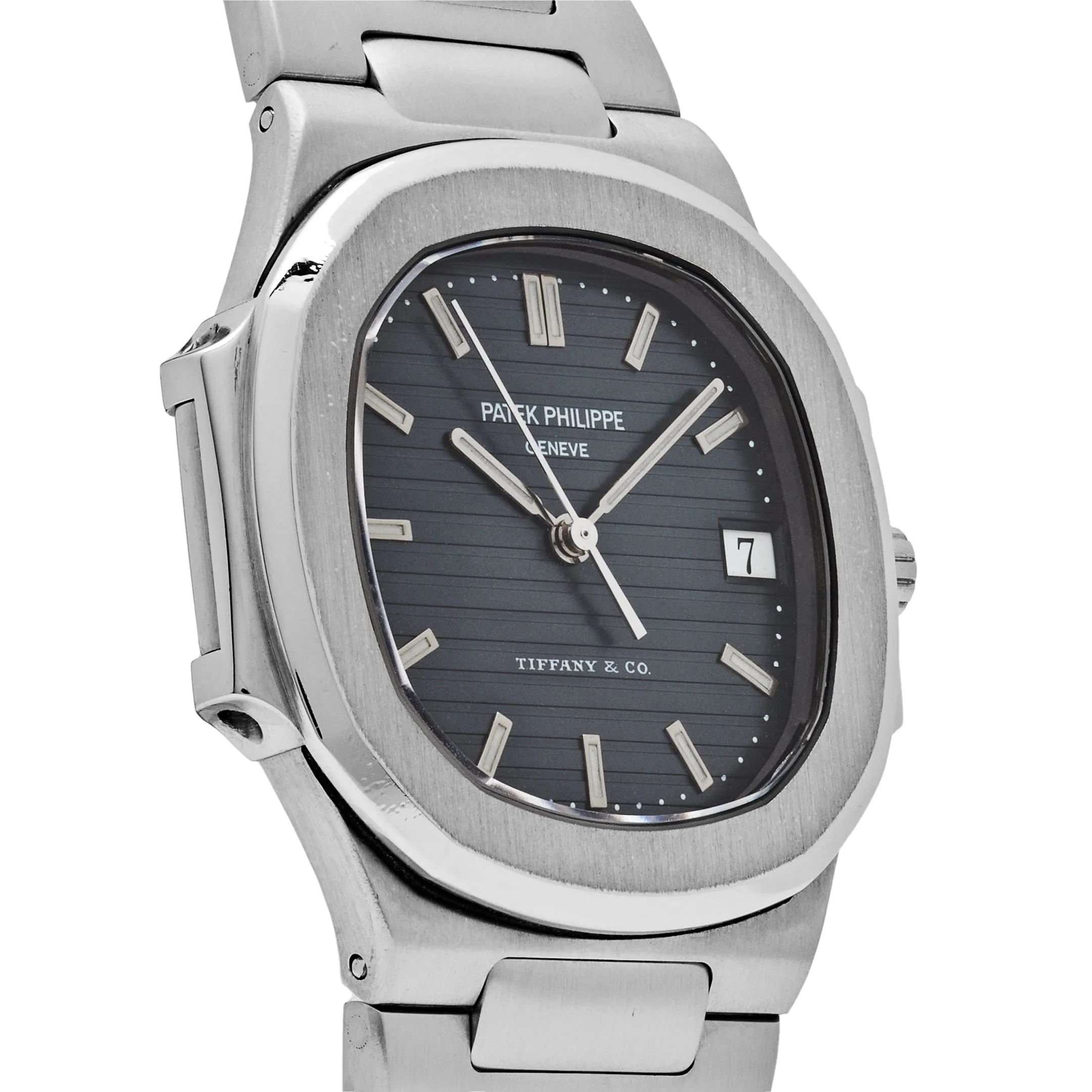 PP Luxury Watches Nautilus 3900/001 'Ladies' 'Tiffany & Co.' Stainless Steel Blue Dial Quartz
