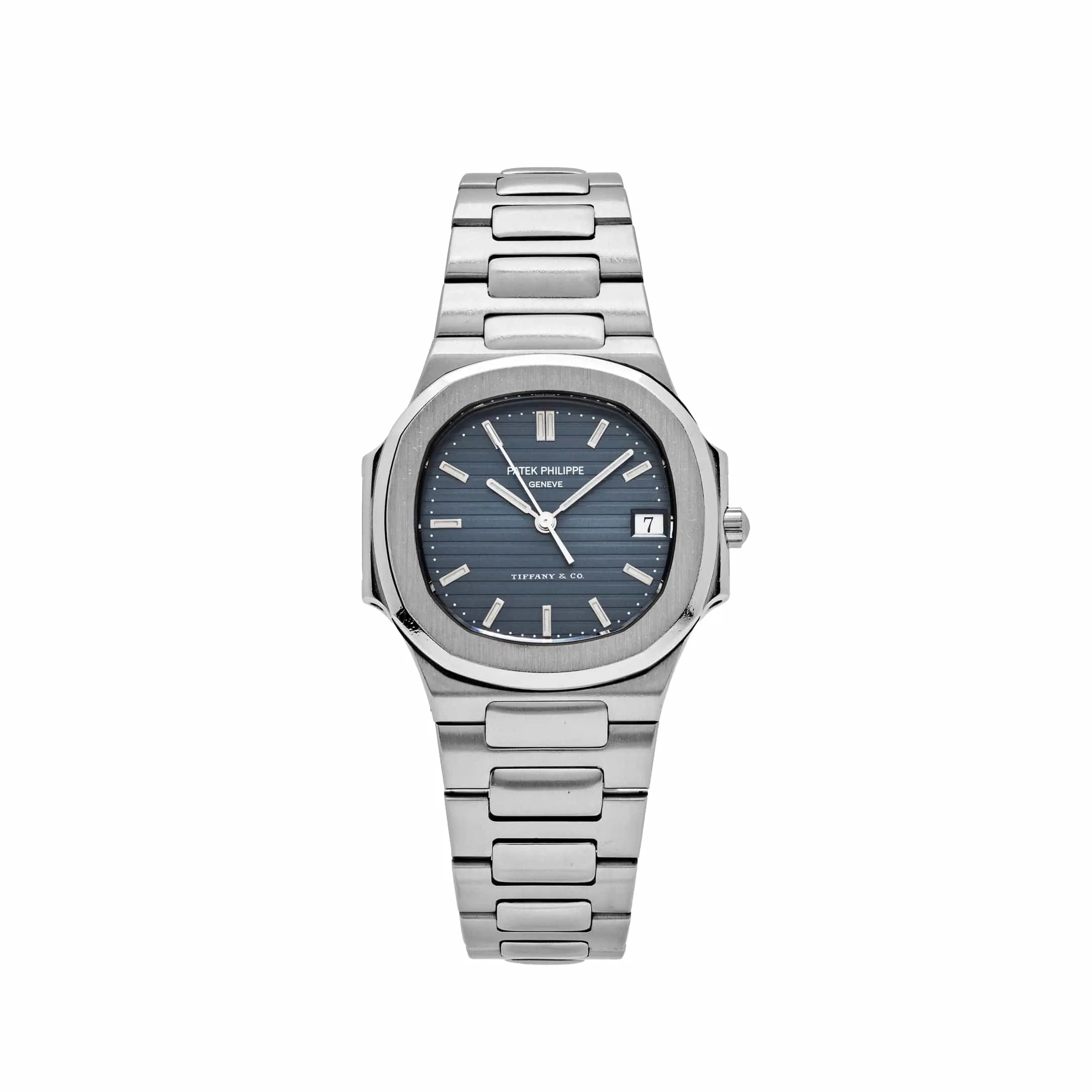 PP Luxury Watches Nautilus 3900/001 'Ladies' 'Tiffany & Co.' Stainless Steel Blue Dial Quartz