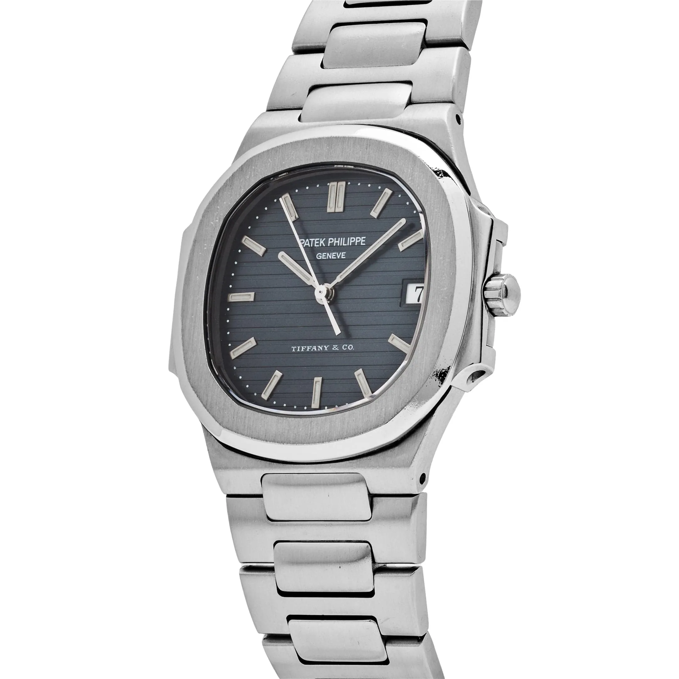 PP Luxury Watches Nautilus 3900/001 'Ladies' 'Tiffany & Co.' Stainless Steel Blue Dial Quartz