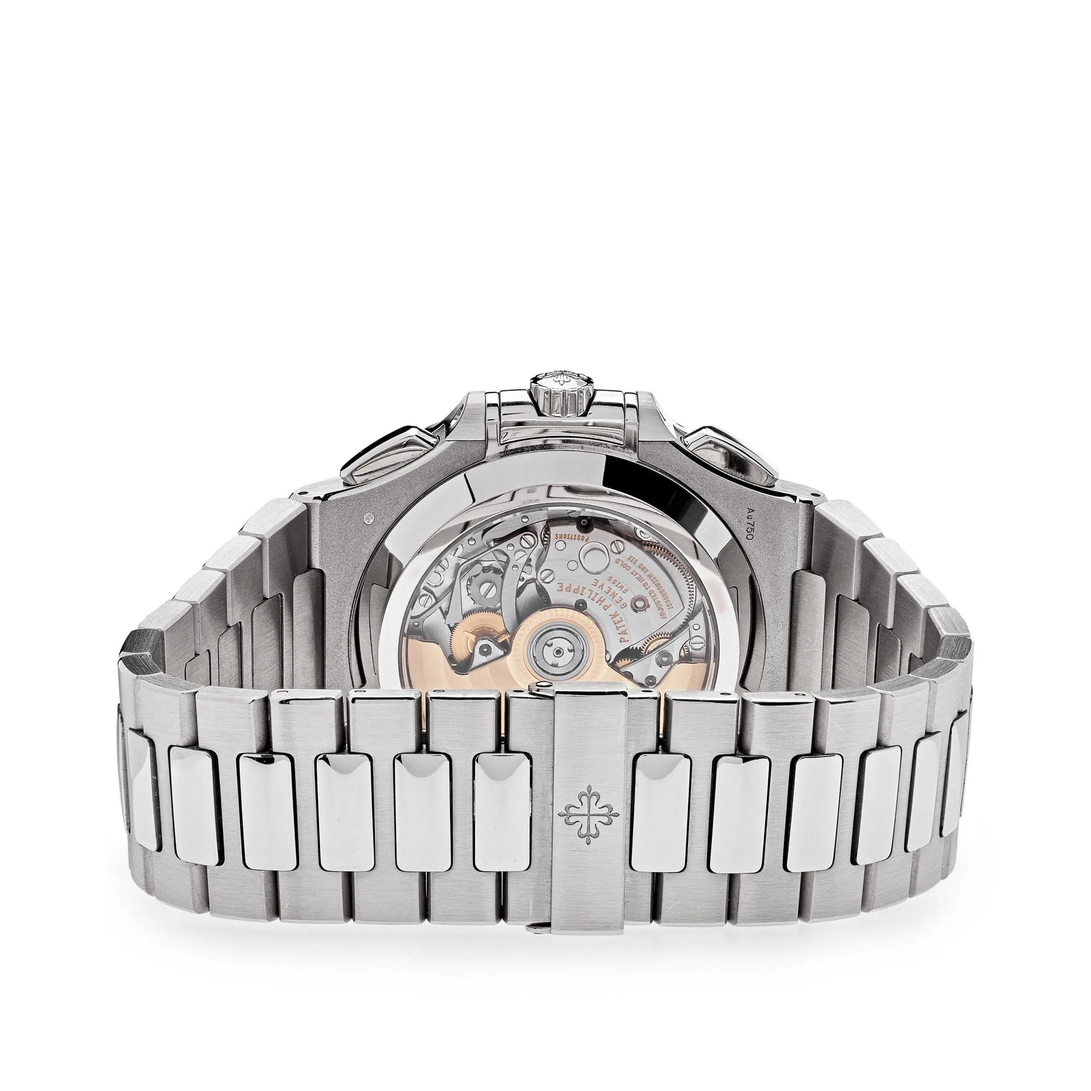 PP Luxury Watches Nautilus 5976/1G-001 '40th Anniversary' Chronograph White Gold Blue Diamond Dial Limited Edition (2017)