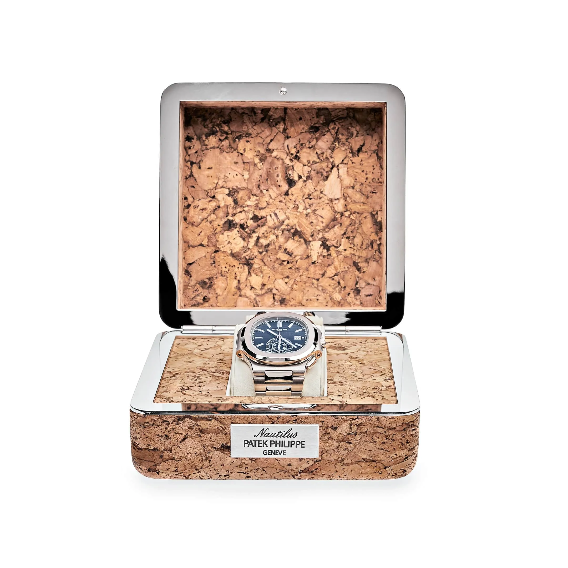 PP Luxury Watches Nautilus 5976/1G-001 '40th Anniversary' Chronograph White Gold Blue Diamond Dial Limited Edition (2017)