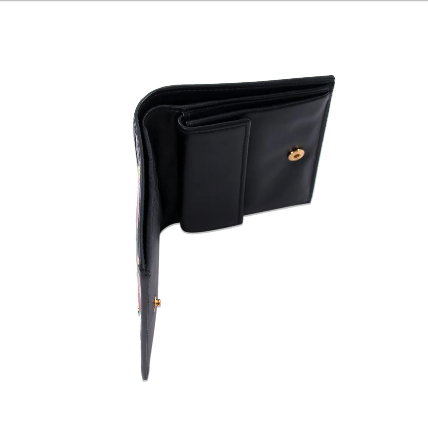 Prada Floral Flap Wallet
