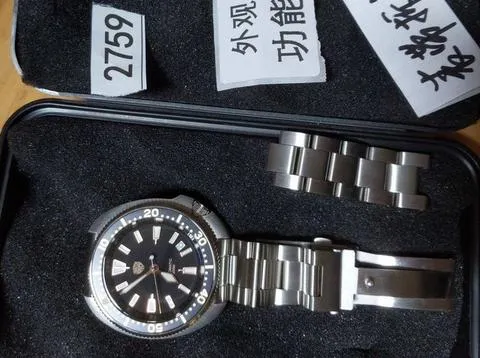 ★Pre-Owned★Watchdives Land Tortoisen WD6105 Dive Watch