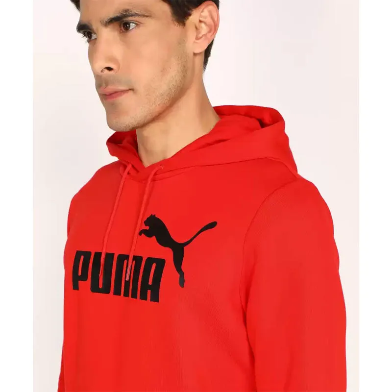Puma Mens Essential Big Logo Fleece Hoodie