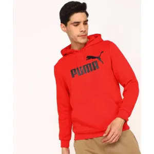 Puma Mens Essential Big Logo Fleece Hoodie