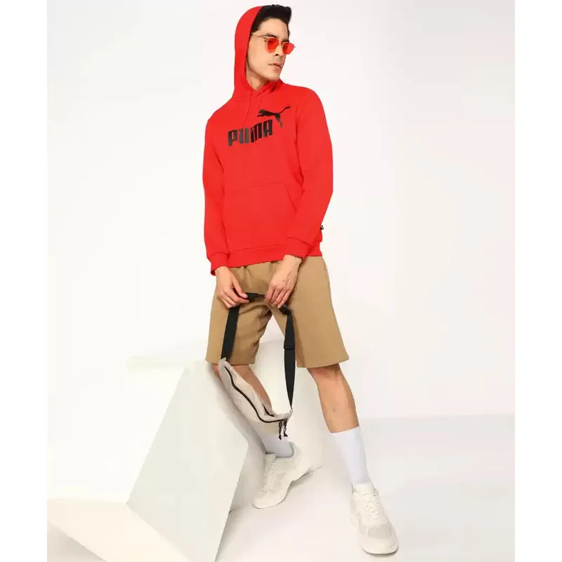 Puma Mens Essential Big Logo Fleece Hoodie