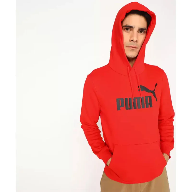Puma Mens Essential Big Logo Fleece Hoodie
