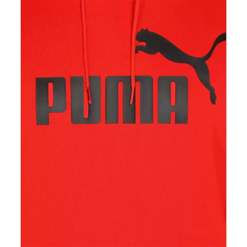 Puma Mens Essential Big Logo Fleece Hoodie
