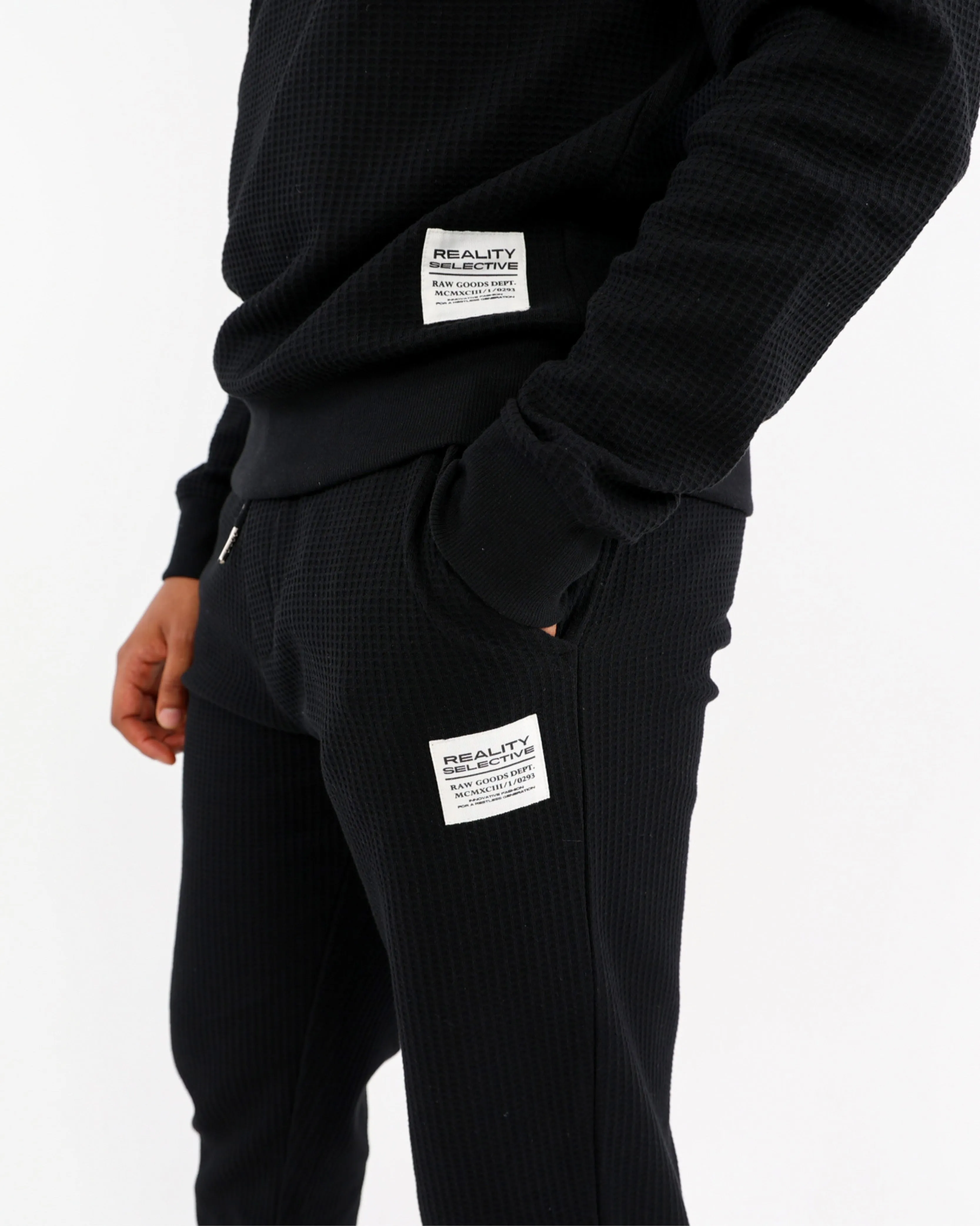 Quarter Zip Waffle Active Top