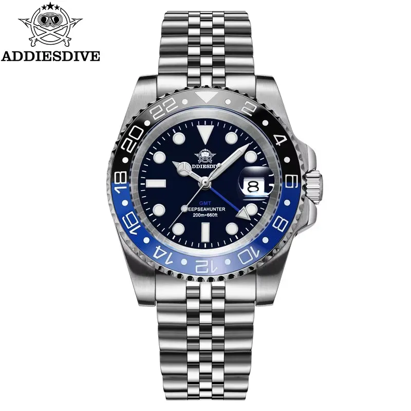 Quartz Watch for Men 40Mm Ceramic Bezel Stainless Steel Business Relogio Masculino BGW9 Luminous 20Bar Dive Watch