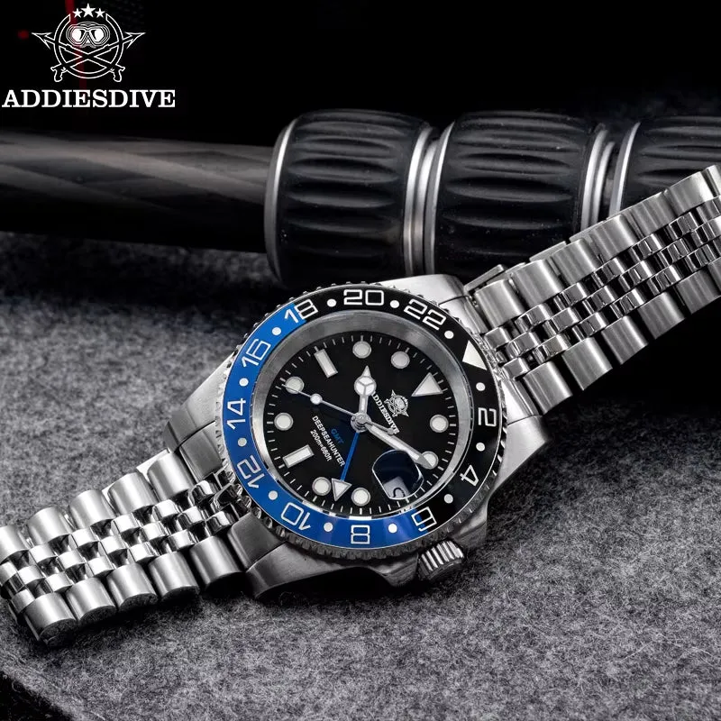 Quartz Watch for Men 40Mm Ceramic Bezel Stainless Steel Business Relogio Masculino BGW9 Luminous 20Bar Dive Watch