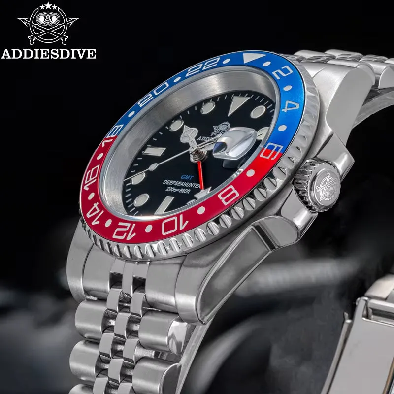 Quartz Watch for Men 40Mm Ceramic Bezel Stainless Steel Business Relogio Masculino BGW9 Luminous 20Bar Dive Watch