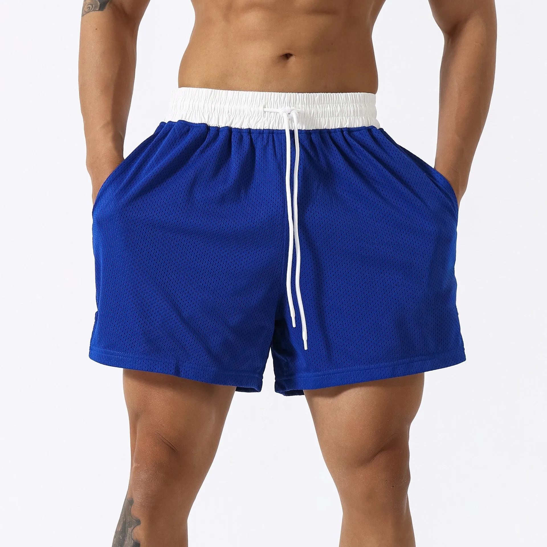 Quick-Dry Breathable Workout Shorts - Men's Fitness