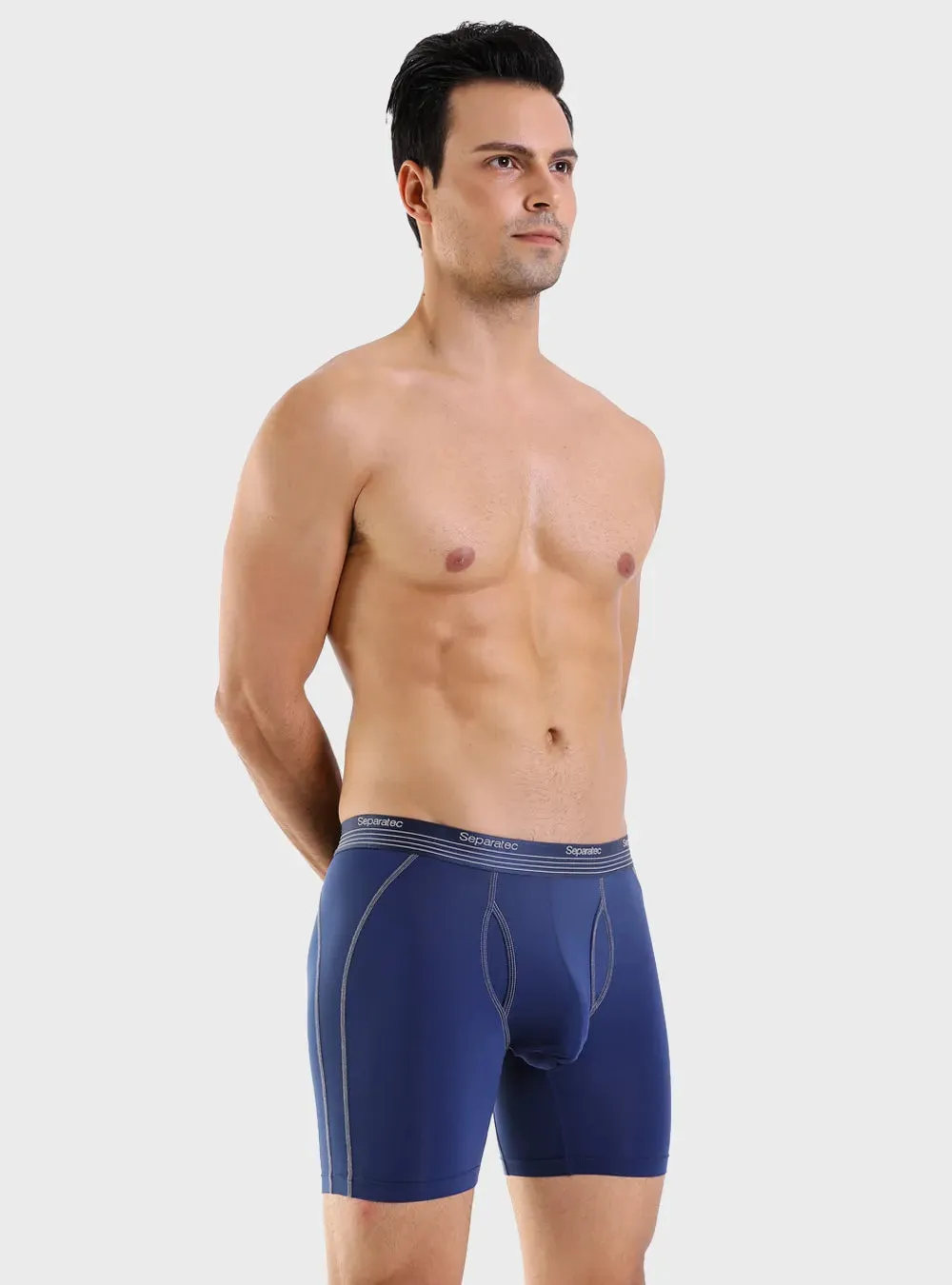 Quick Dry Open Fly Functional Athletic Boxer Briefs 3 Pack