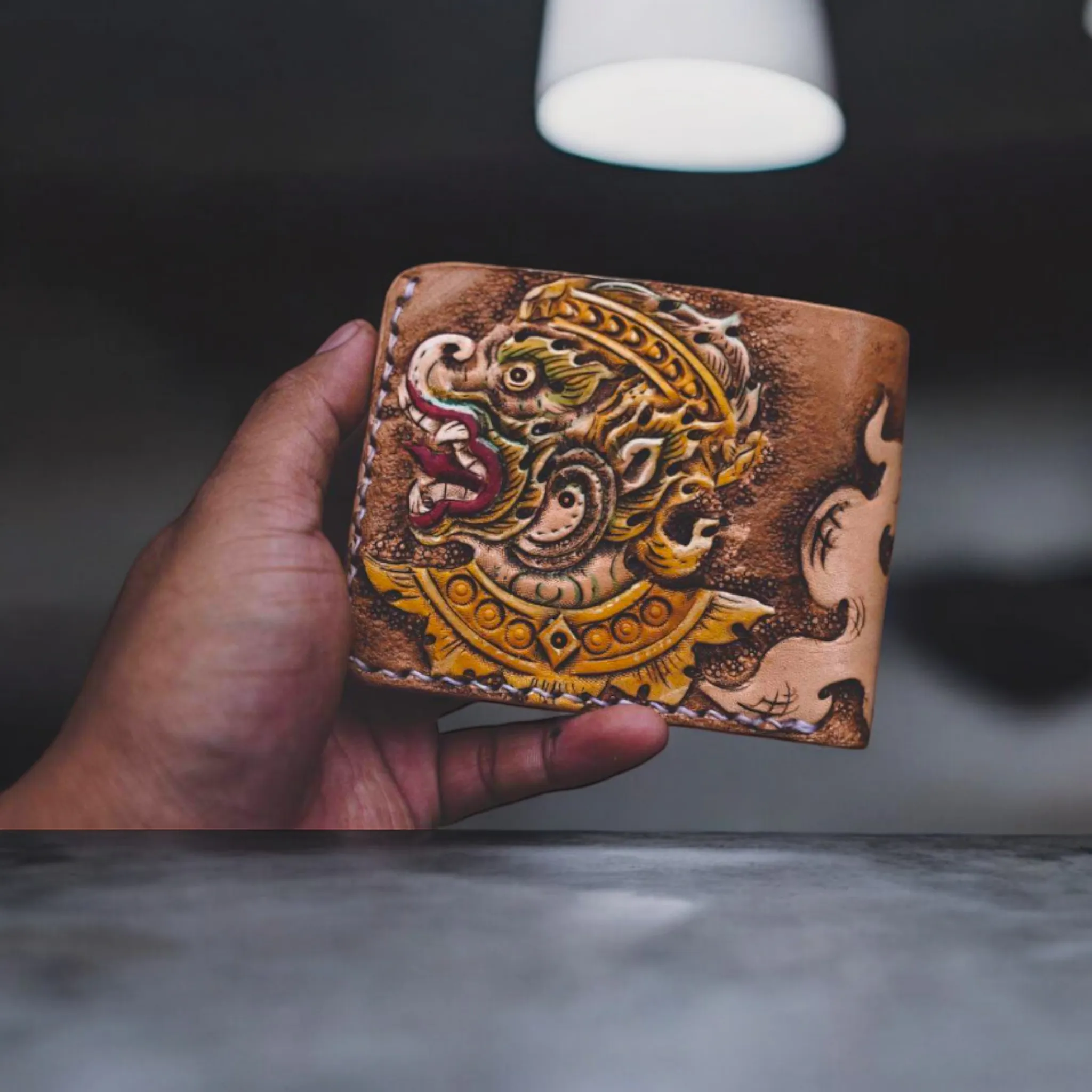 "Double Yak" - Handcrafted Leather Wallet