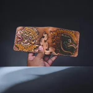 "Double Yak" - Handcrafted Leather Wallet