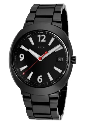 Rado D-Star Black Dial Black Ceramic Men's Watch R15517152