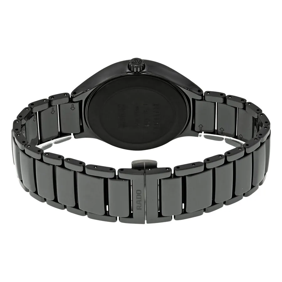 Rado True Automatic Black Dial Black Ceramic Men's Watch R27056152