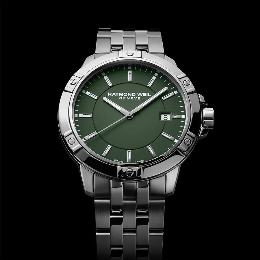 Raymond Weil Tango Classic Men's Quartz Green Dial Watch 8160-ST-52041