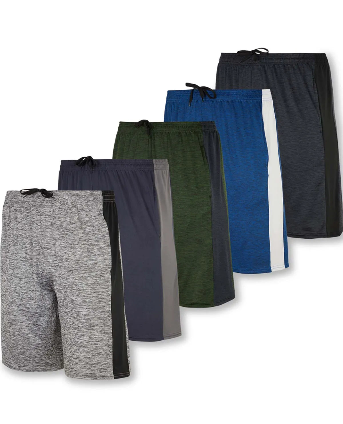 Real Essentials Men's Performance Dry Fit Active Short