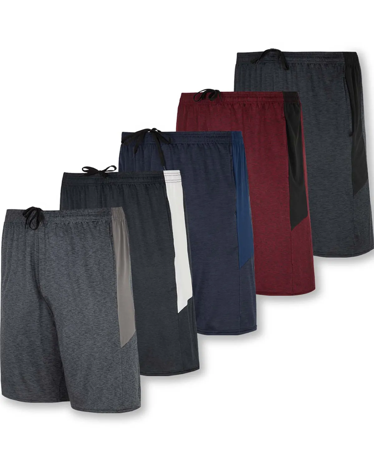 Real Essentials Men's Performance Dry Fit Active Short