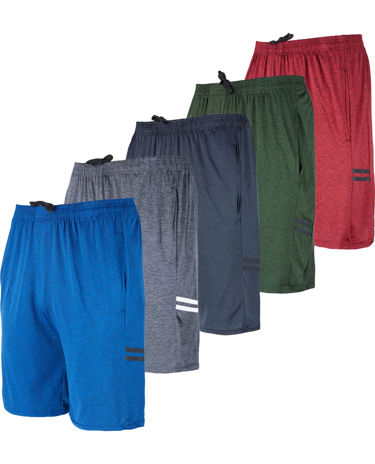 Real Essentials Men's Performance Dry Fit Active Short