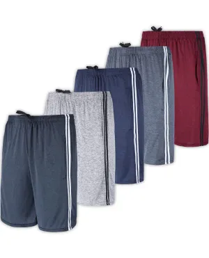 Real Essentials Men's Performance Dry Fit Active Short