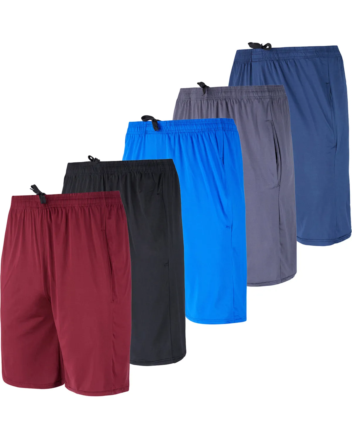 Real Essentials Men's Performance Dry Fit Active Short