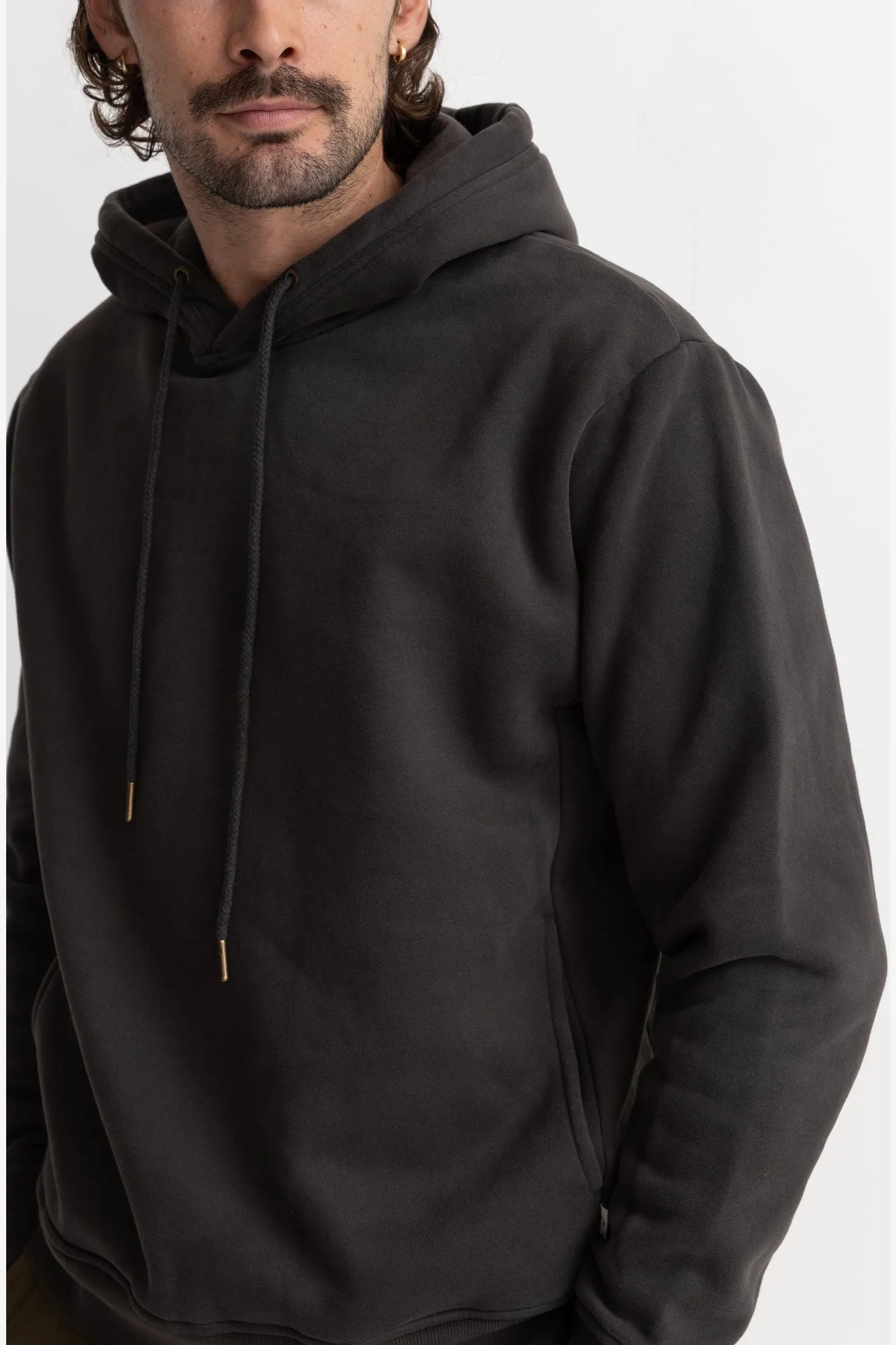 RHYTHM CLASSIC FLEECE HOOD - BLACK