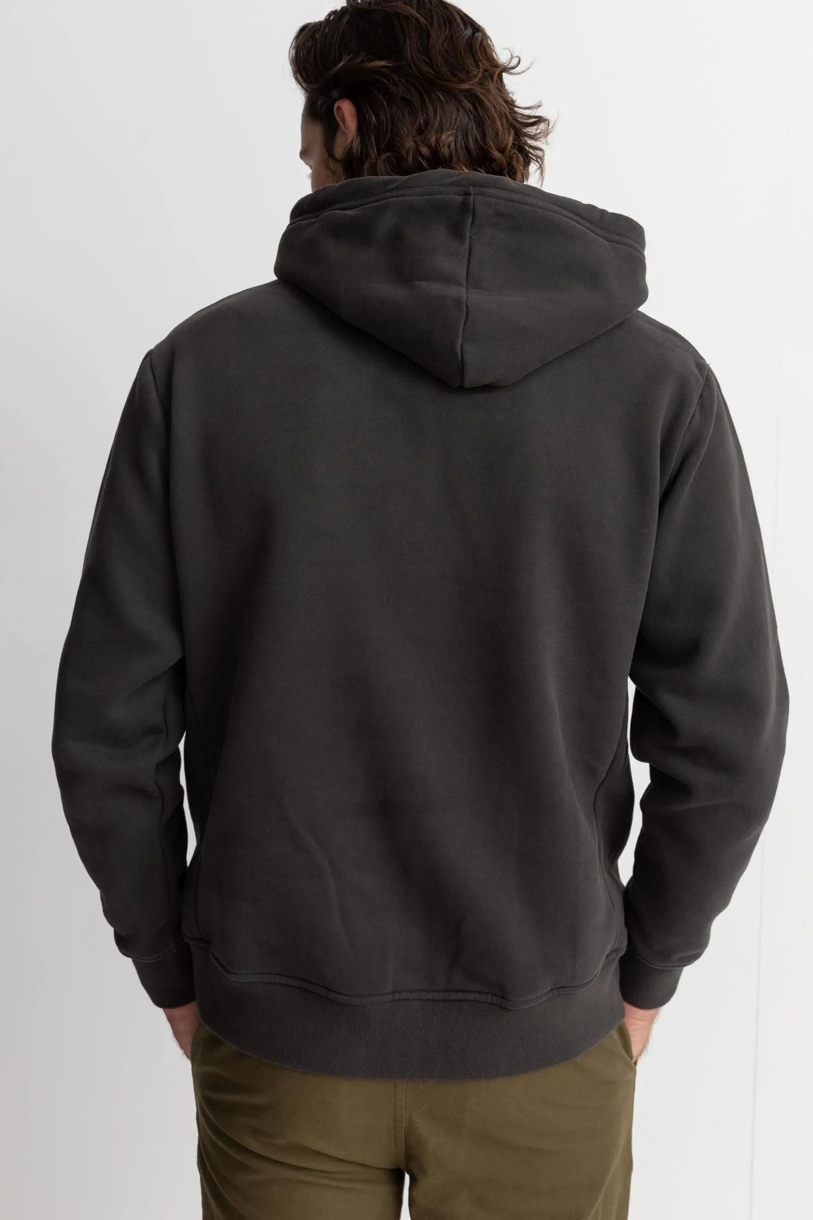 RHYTHM CLASSIC FLEECE HOOD - BLACK