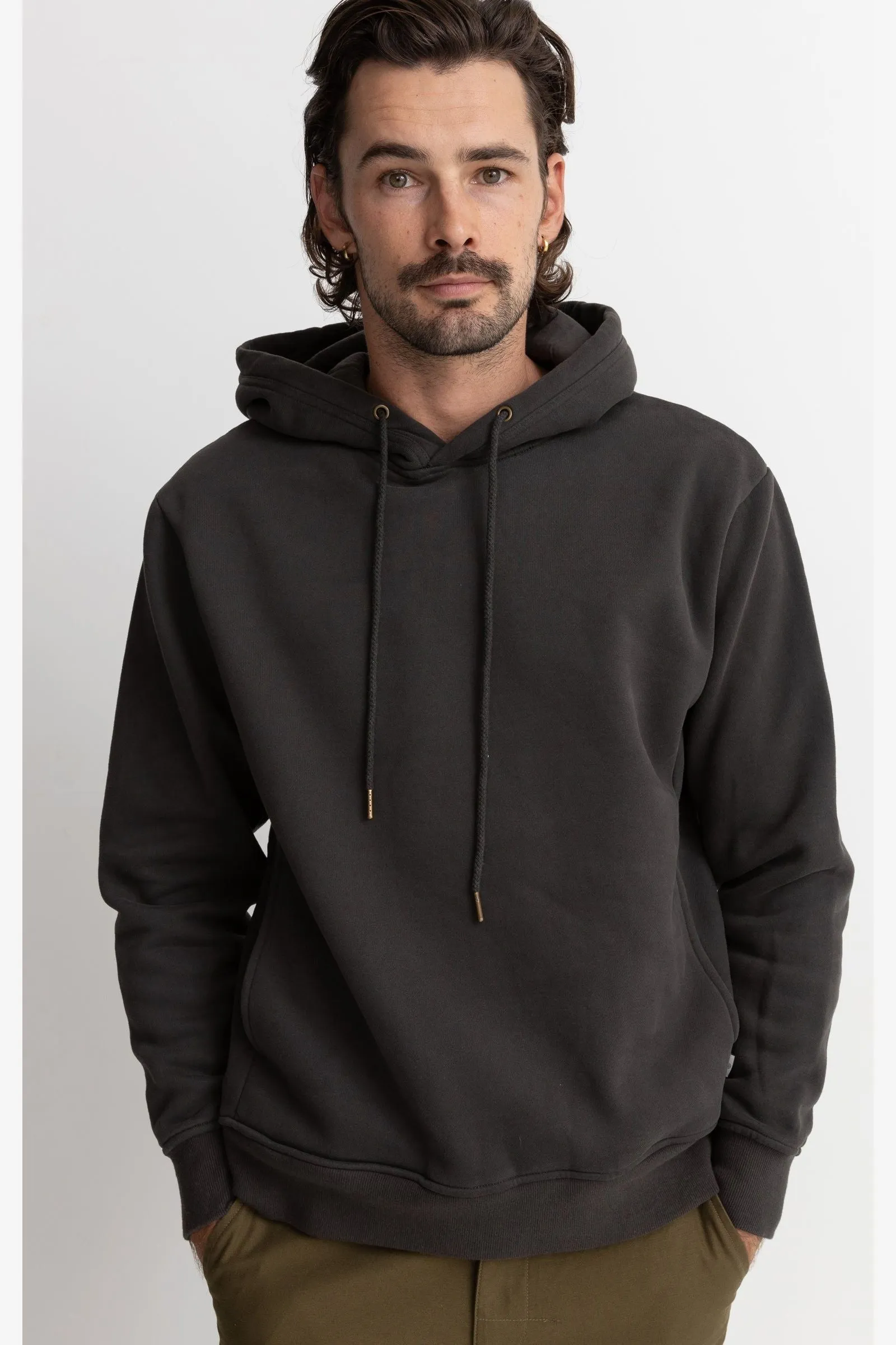 RHYTHM CLASSIC FLEECE HOOD - BLACK