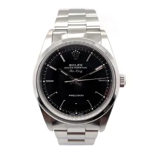 Rolex Air-King 14000M Black Dial - Pre-Owned