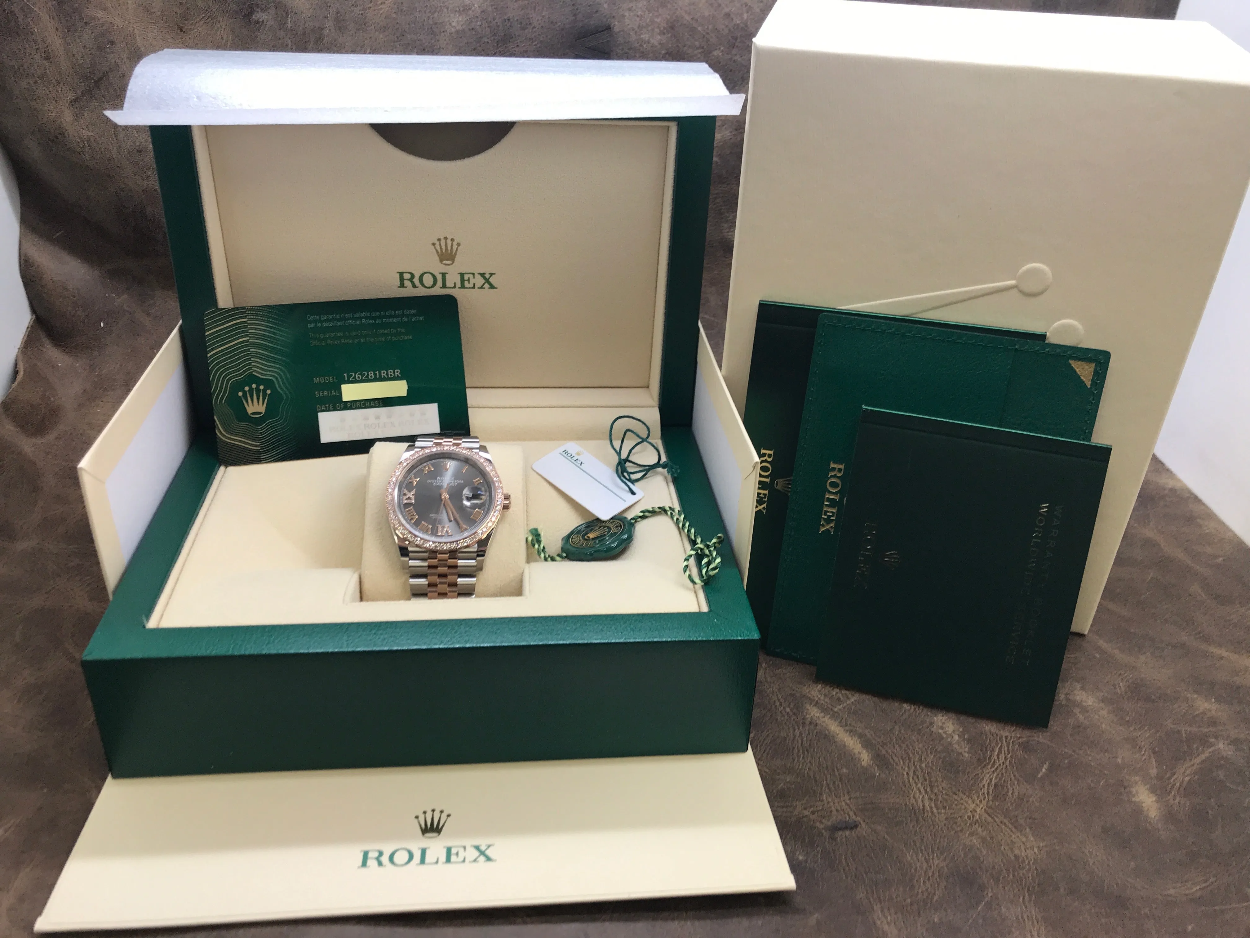 Rolex Datejust 126281RBR Anthracite Dial Automatic Women's Watch