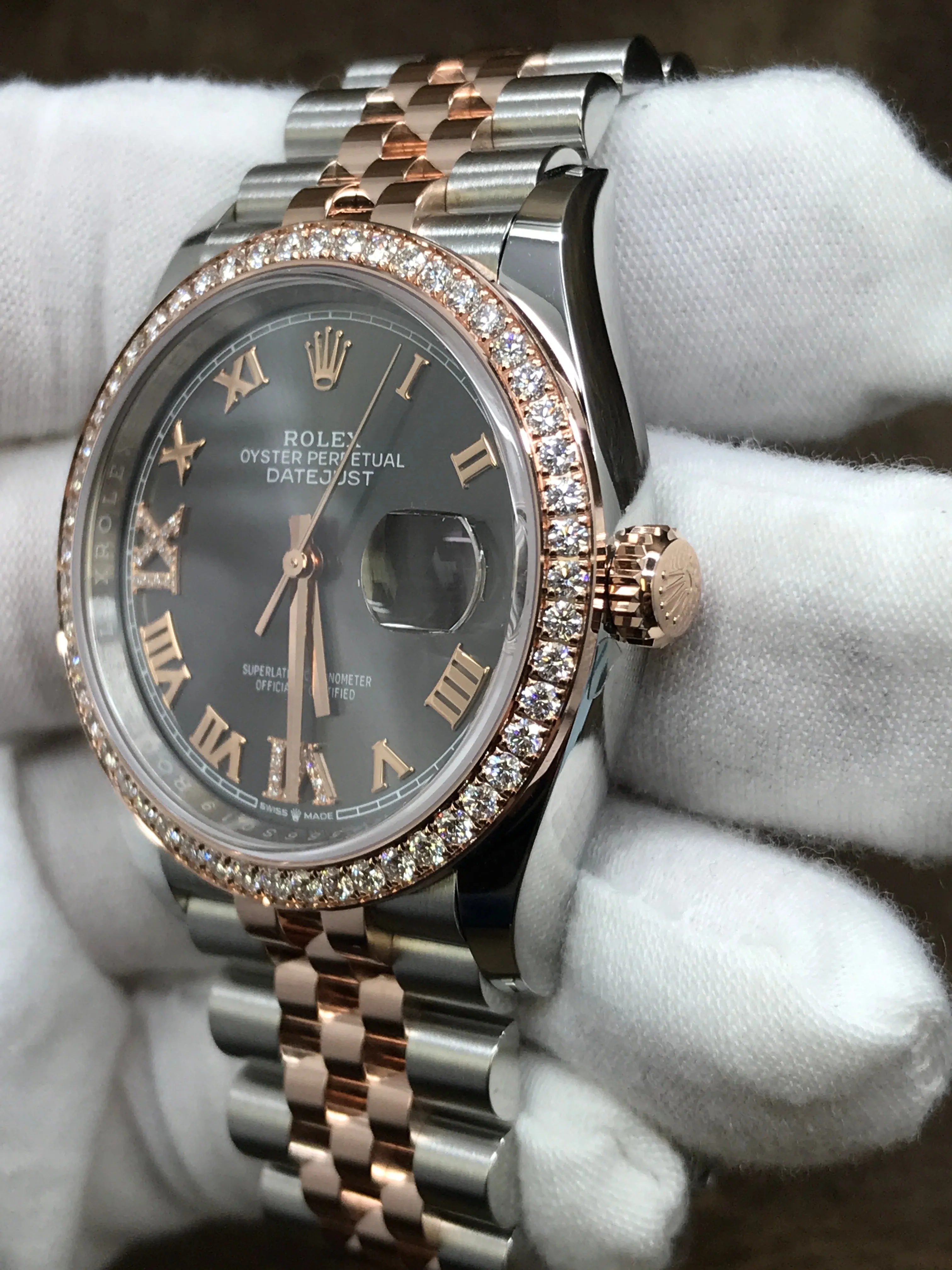 Rolex Datejust 126281RBR Anthracite Dial Automatic Women's Watch