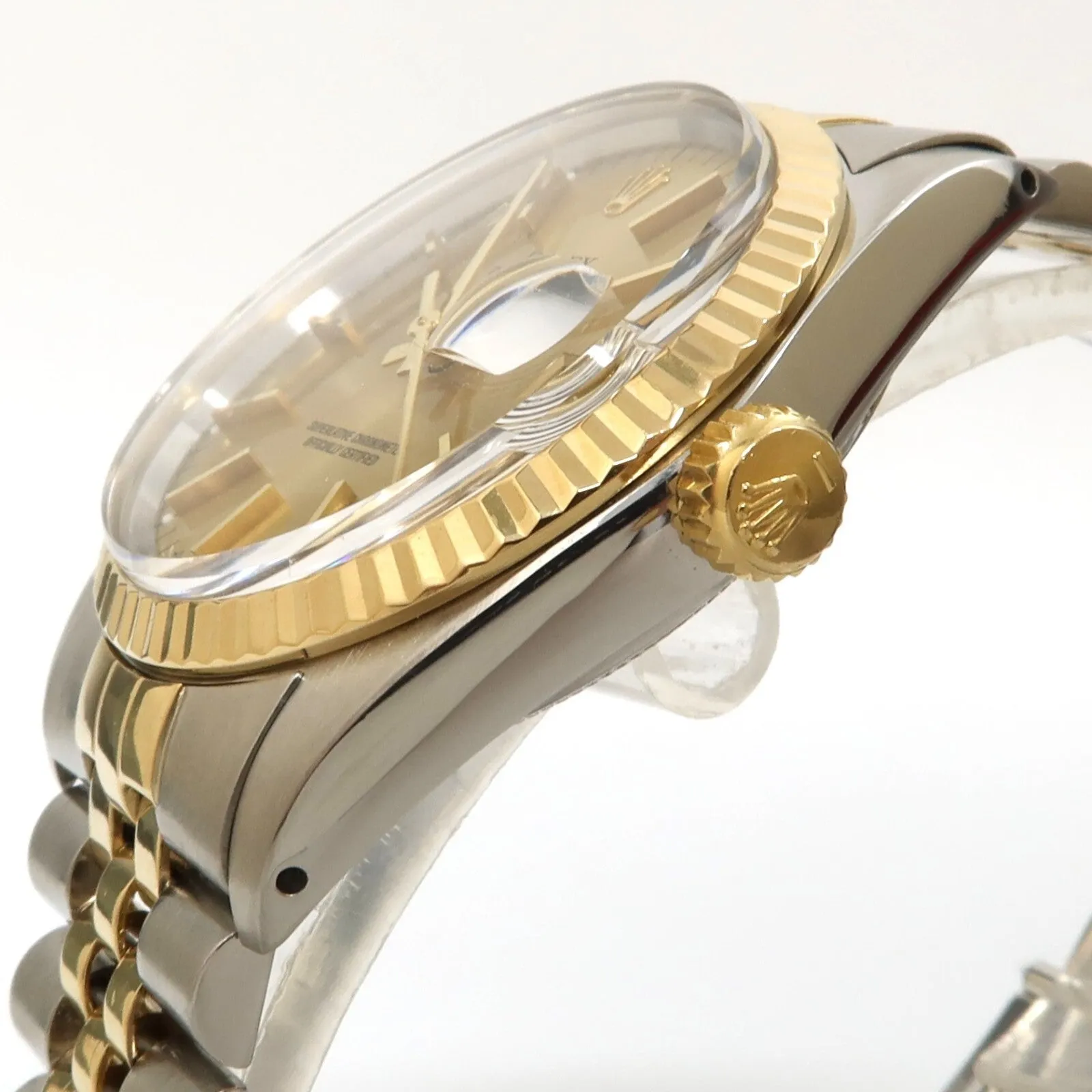 Rolex Datejust 36MM 18kt Yellow Gold & Stainless Steel Gold Dial Jubilee 16013