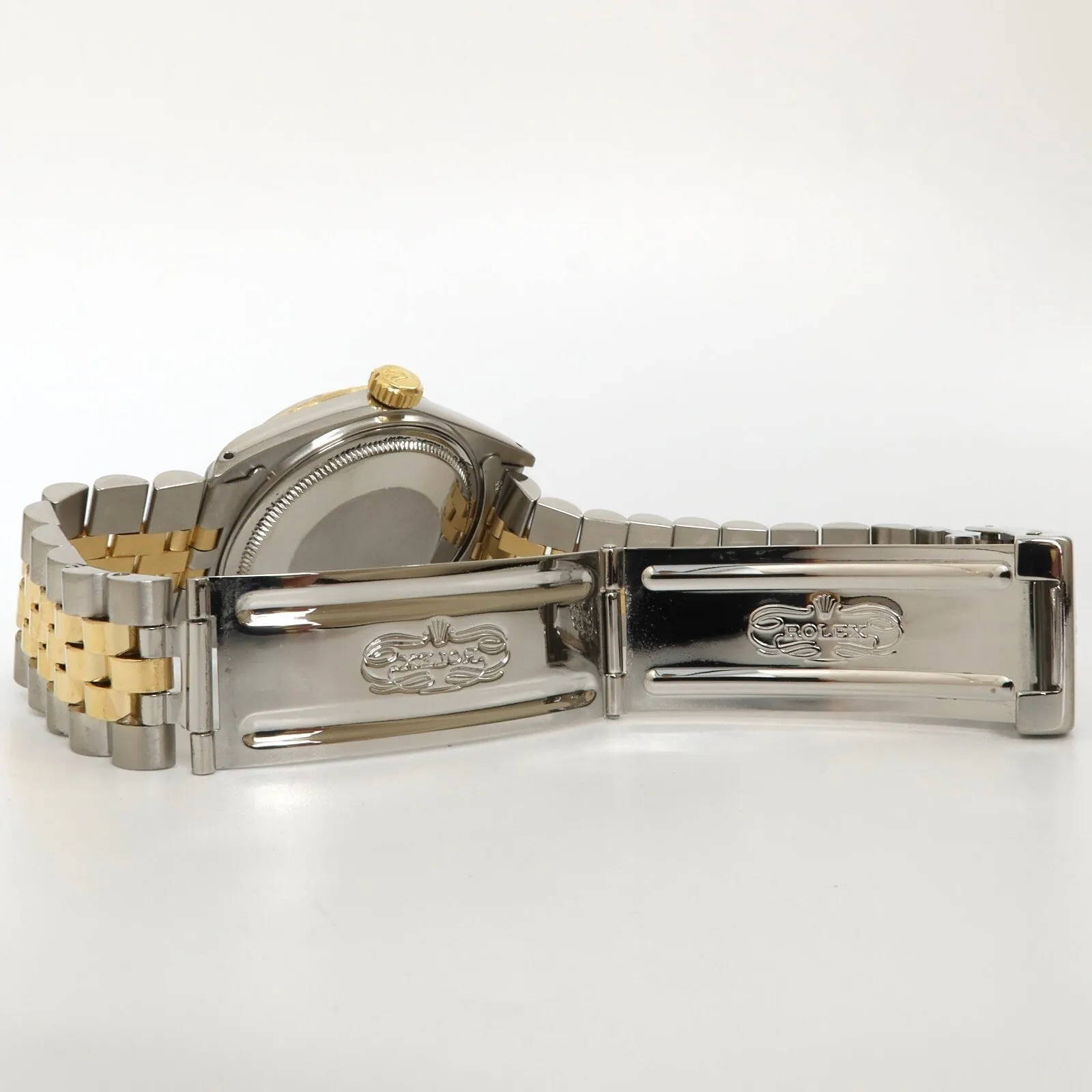 Rolex Datejust 36MM 18kt Yellow Gold & Stainless Steel Gold Dial Jubilee 16013