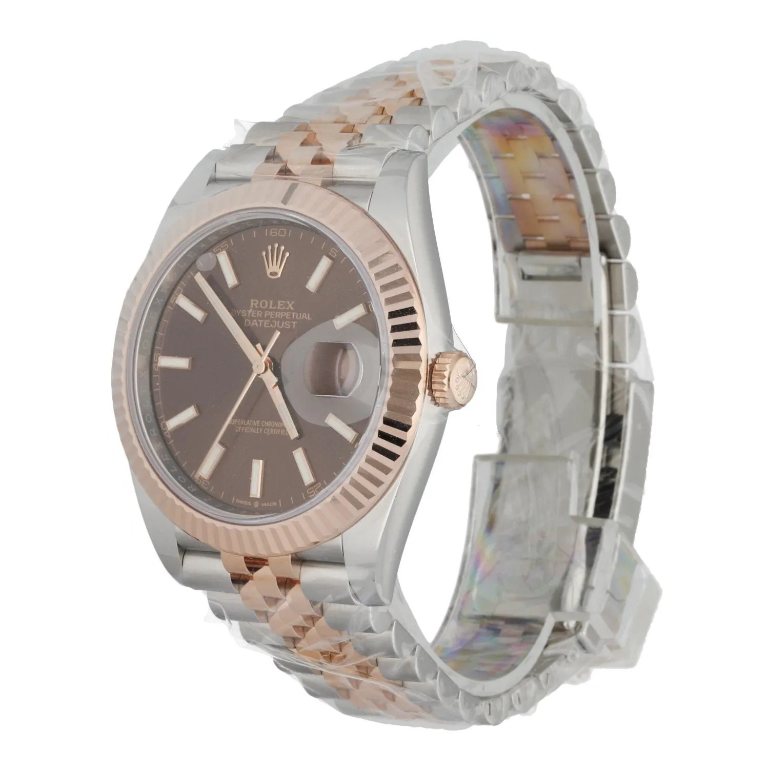 Rolex Datejust 41 126331 Stainless Steel & 18K Rose Gold Mens Watch Box Paper