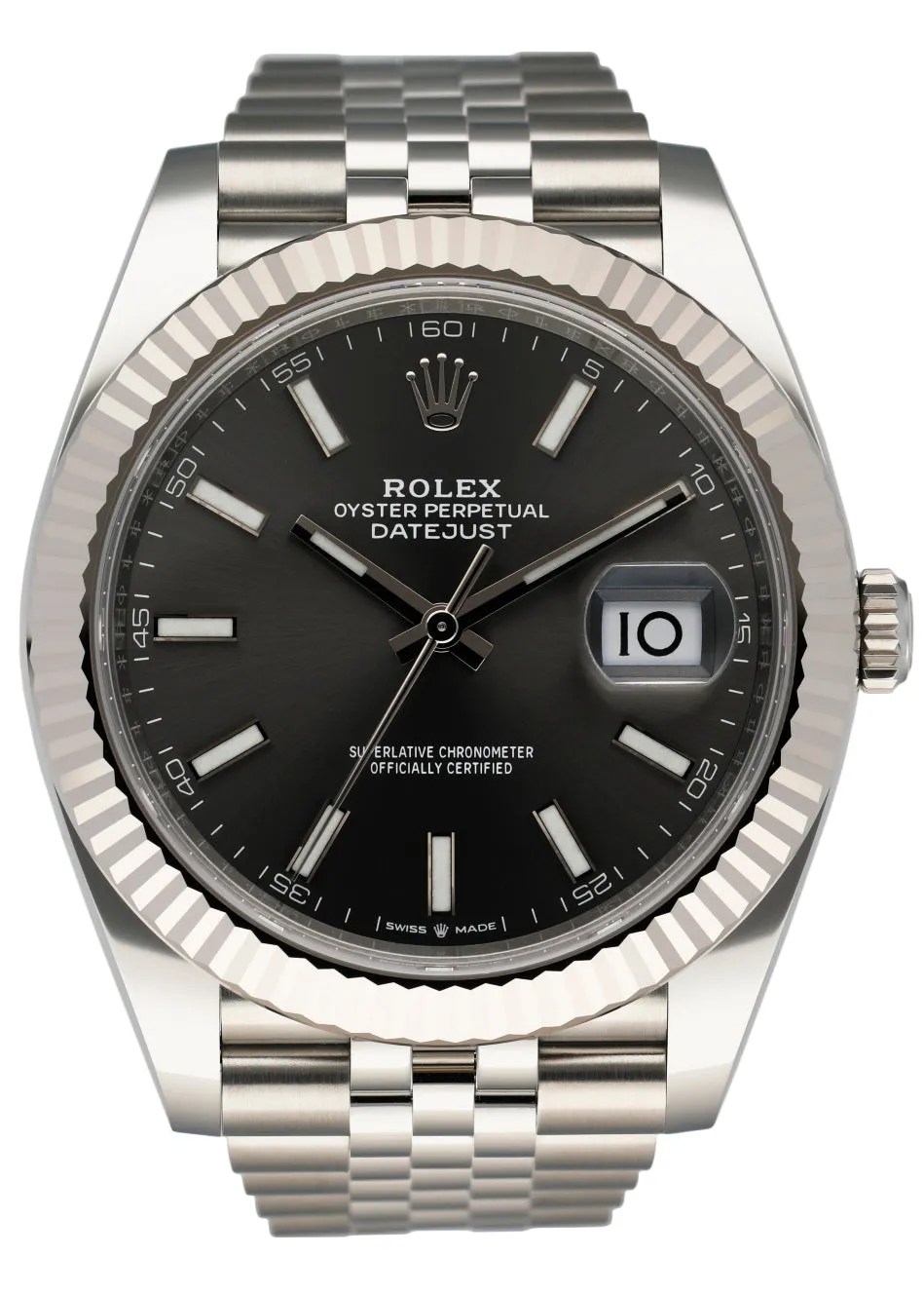 Rolex Datejust 41 126334 Slate Dial Mens Watch Box & Papers