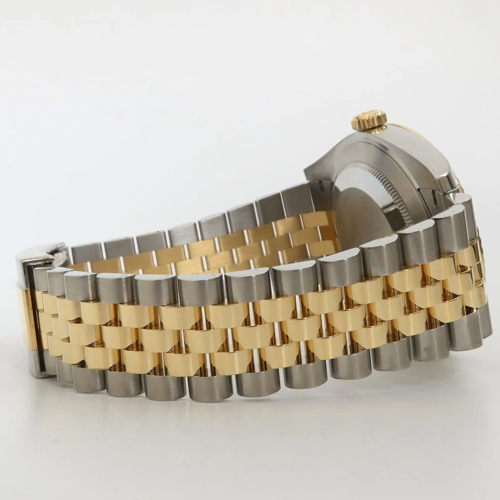 Rolex Datejust 41 18kt Yellow Gold & Steel Champagne Dial Jubilee Bx/Prs 126333
