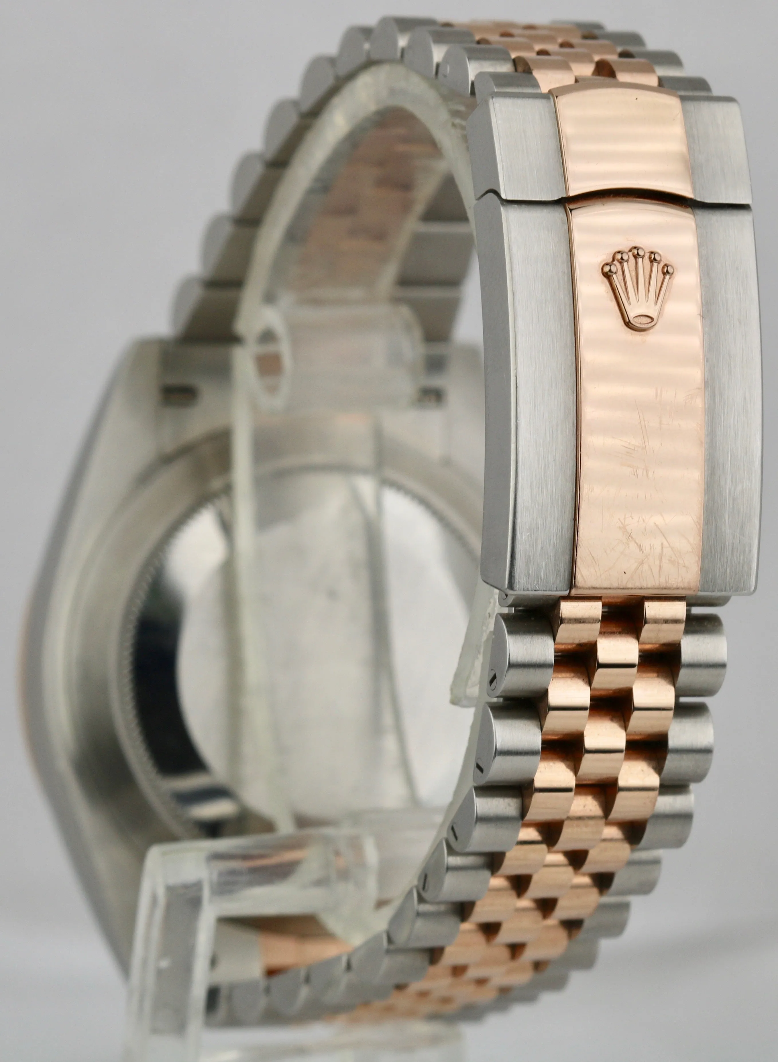 Rolex DateJust 41 WIMBLEDON Everose Gold Two-Tone Jubilee Steel Watch 126331