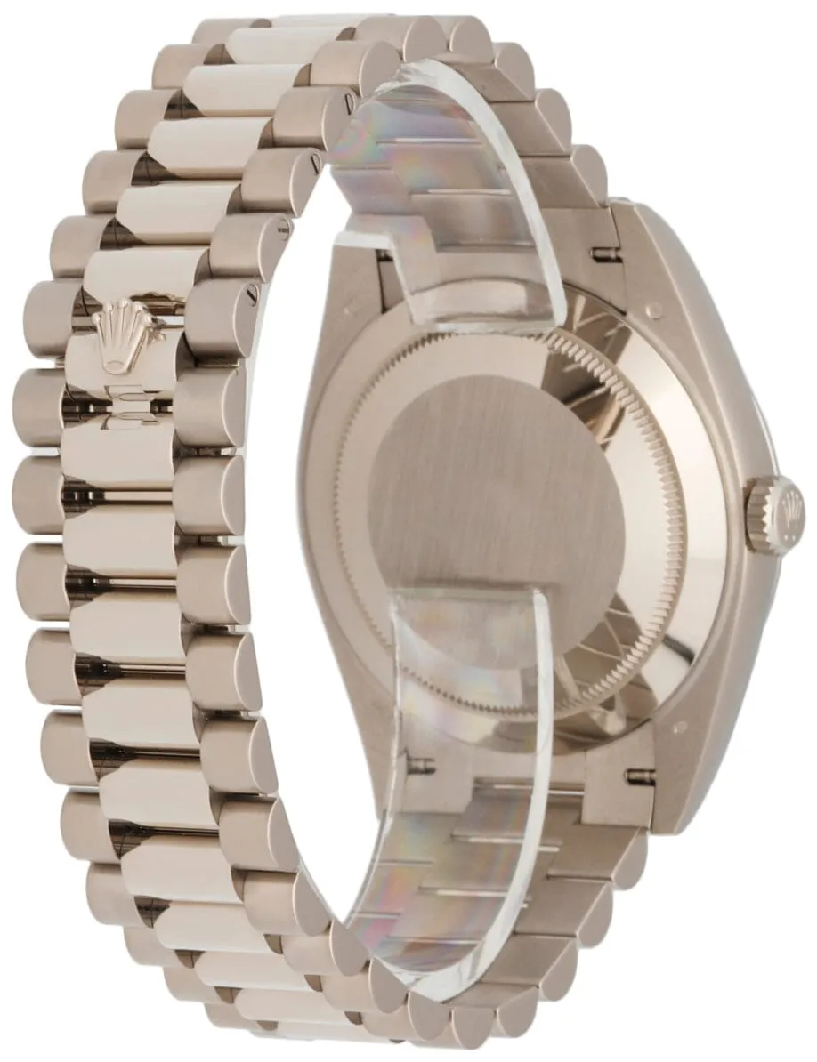 Rolex Day-Date 228239 18K White Gold Men's Watch Box & papers