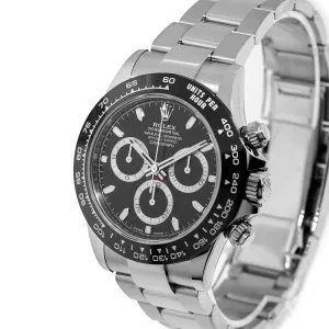 Rolex Daytona 40mm Stainless Steel Black Dial & Bezel 116500