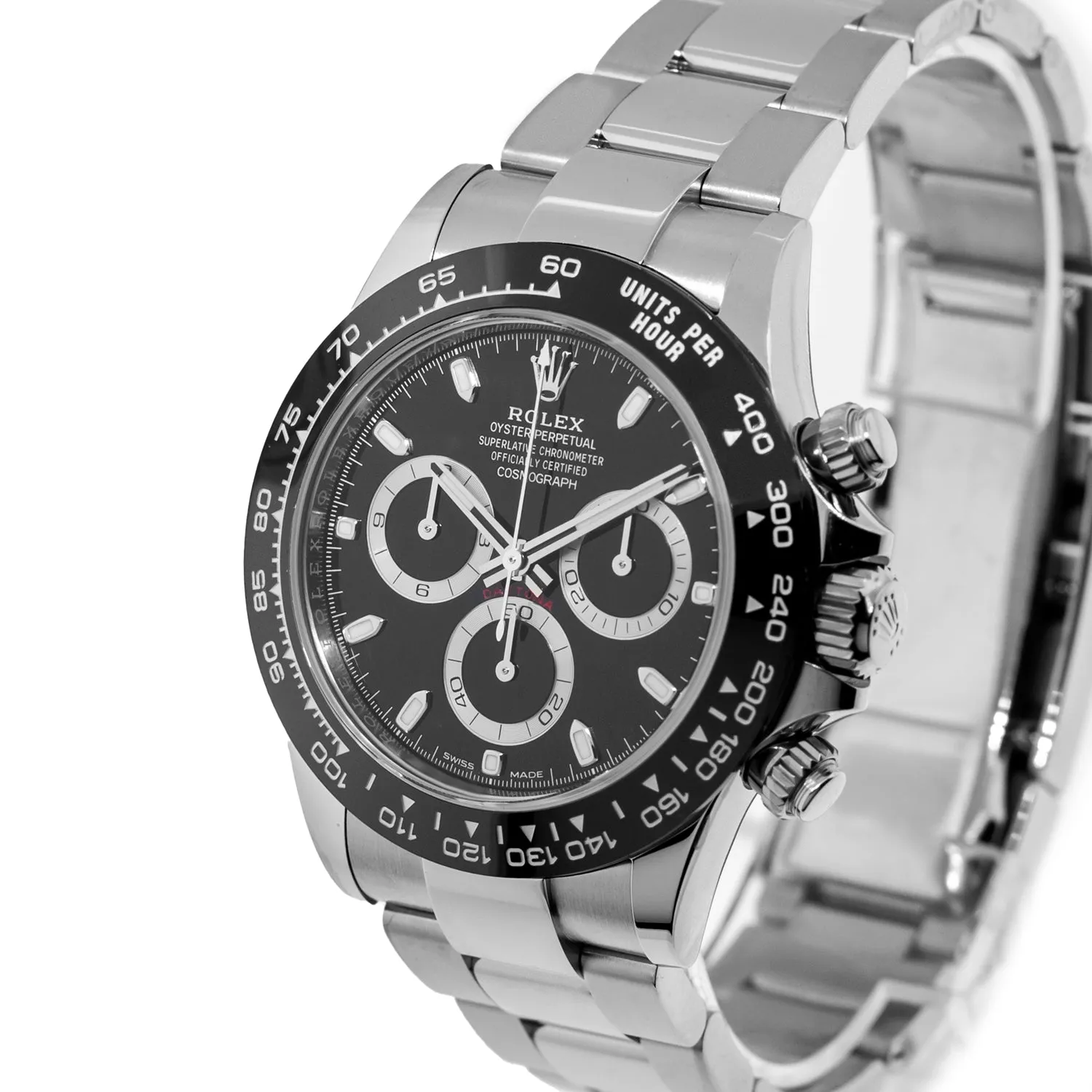 Rolex Daytona 40mm Stainless Steel Black Dial & Bezel 116500