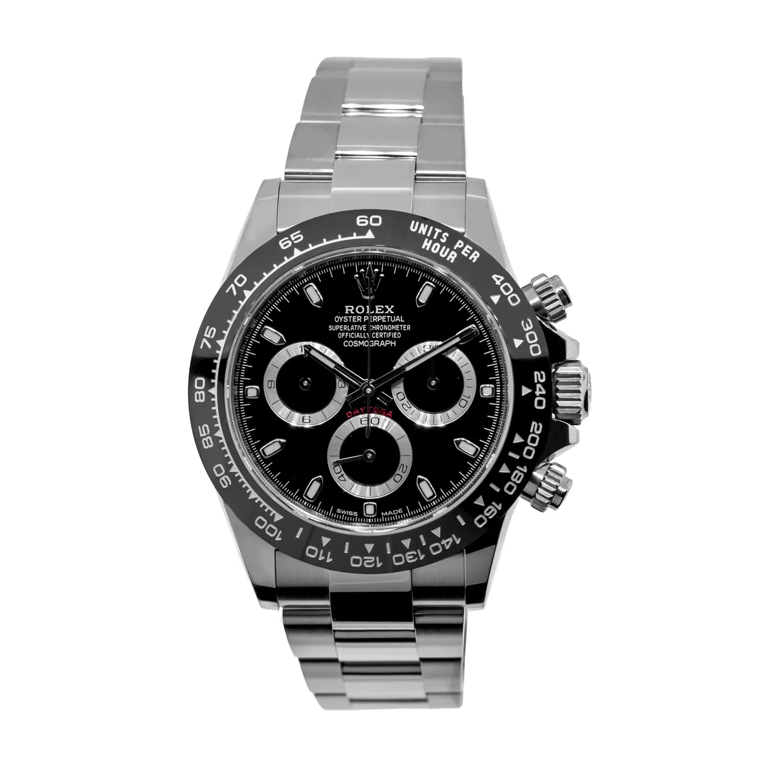 Rolex Daytona 40mm Stainless Steel Black Dial & Bezel 116500