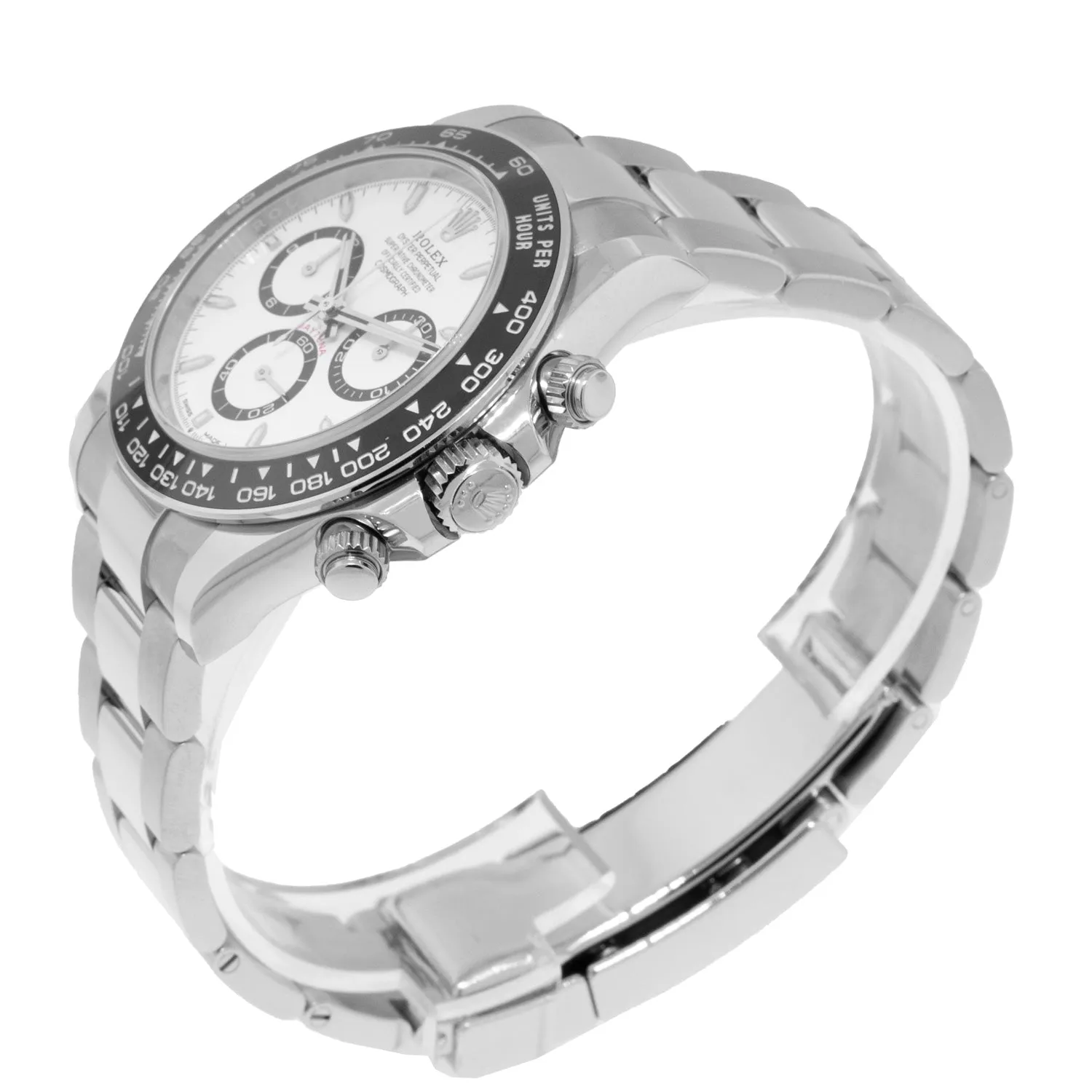 Rolex Daytona "White Panda" 40mm Stainless Steel White Dial & Black Bezel 126500LN