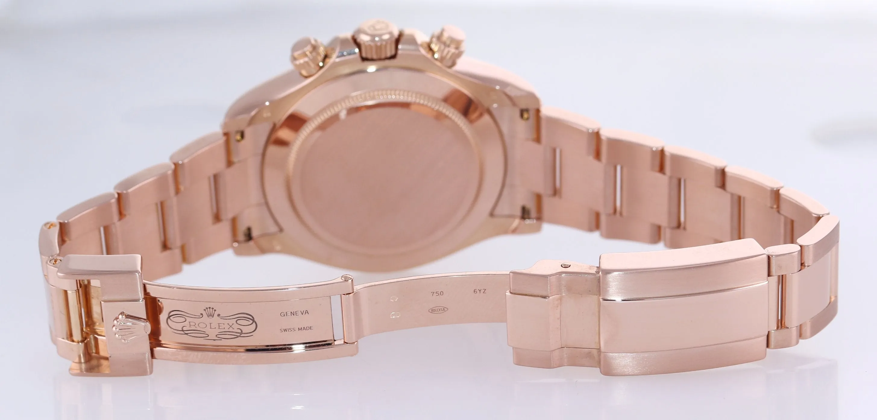 Rolex Daytona Rose Gold 18k Pink Panda Dial 116505 Chrono Watch Box