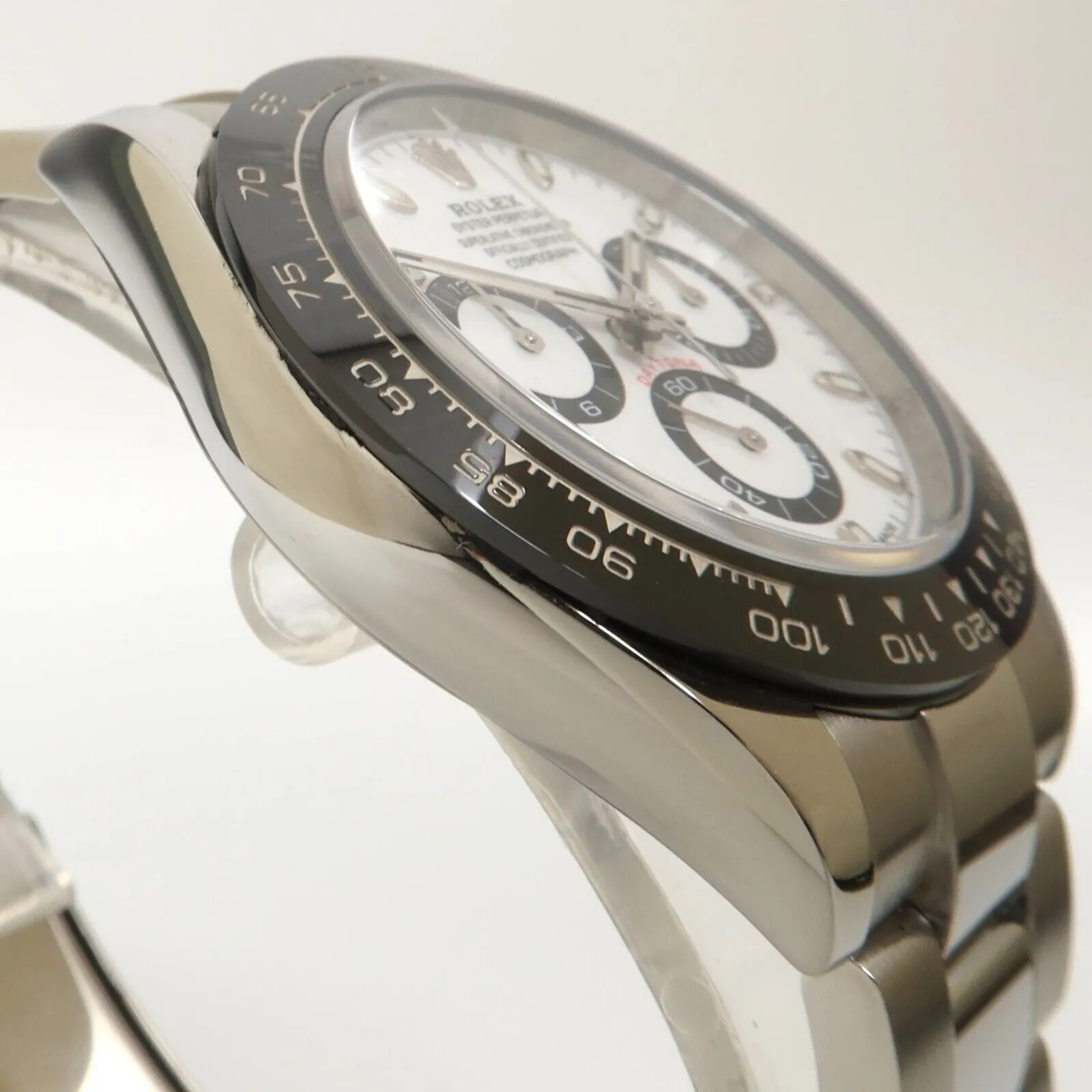 Rolex Daytona Stainless Steel White Dial Panda 40MM Automatic 116500LN