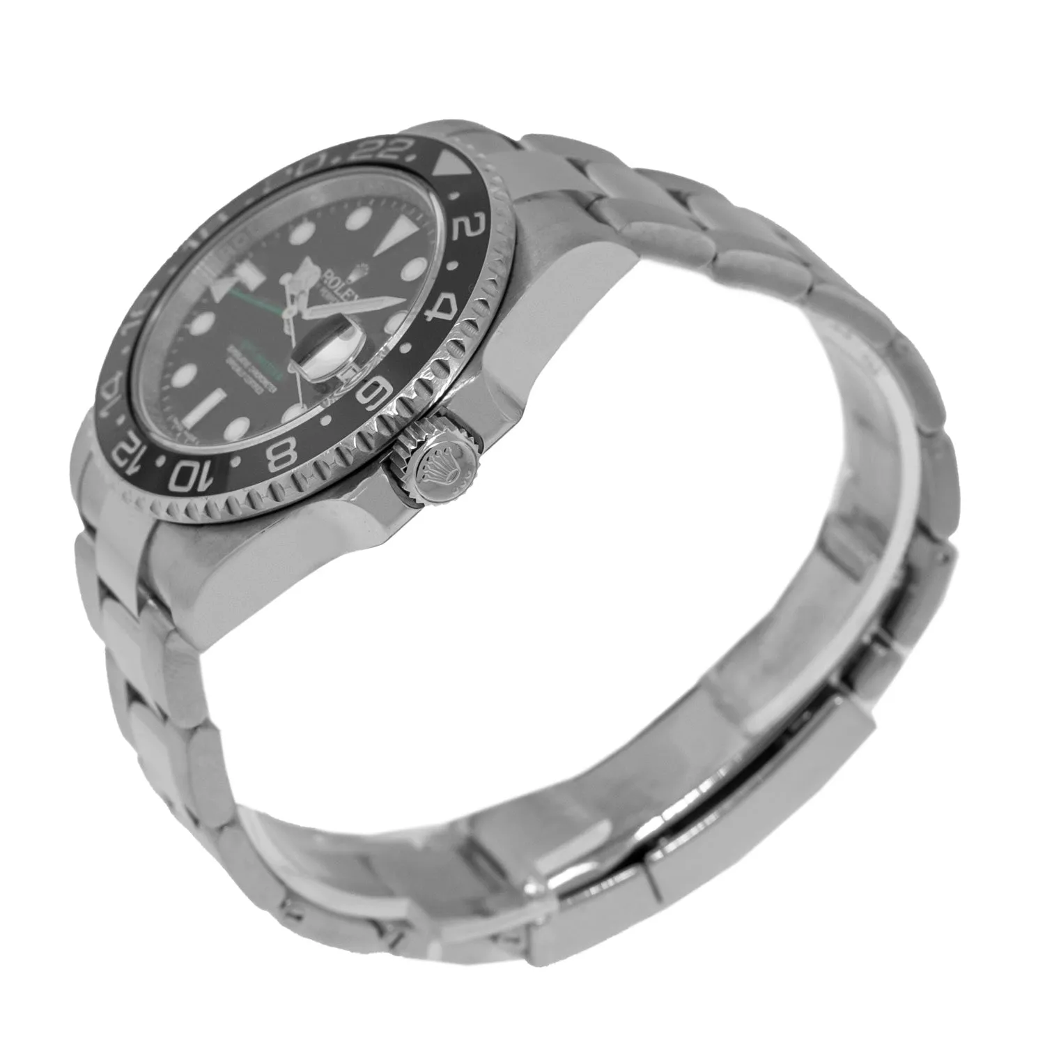 Rolex GMT-Master II 40mm Stainless Steel Black Dial & Black Ceramic Bezel 116710LN