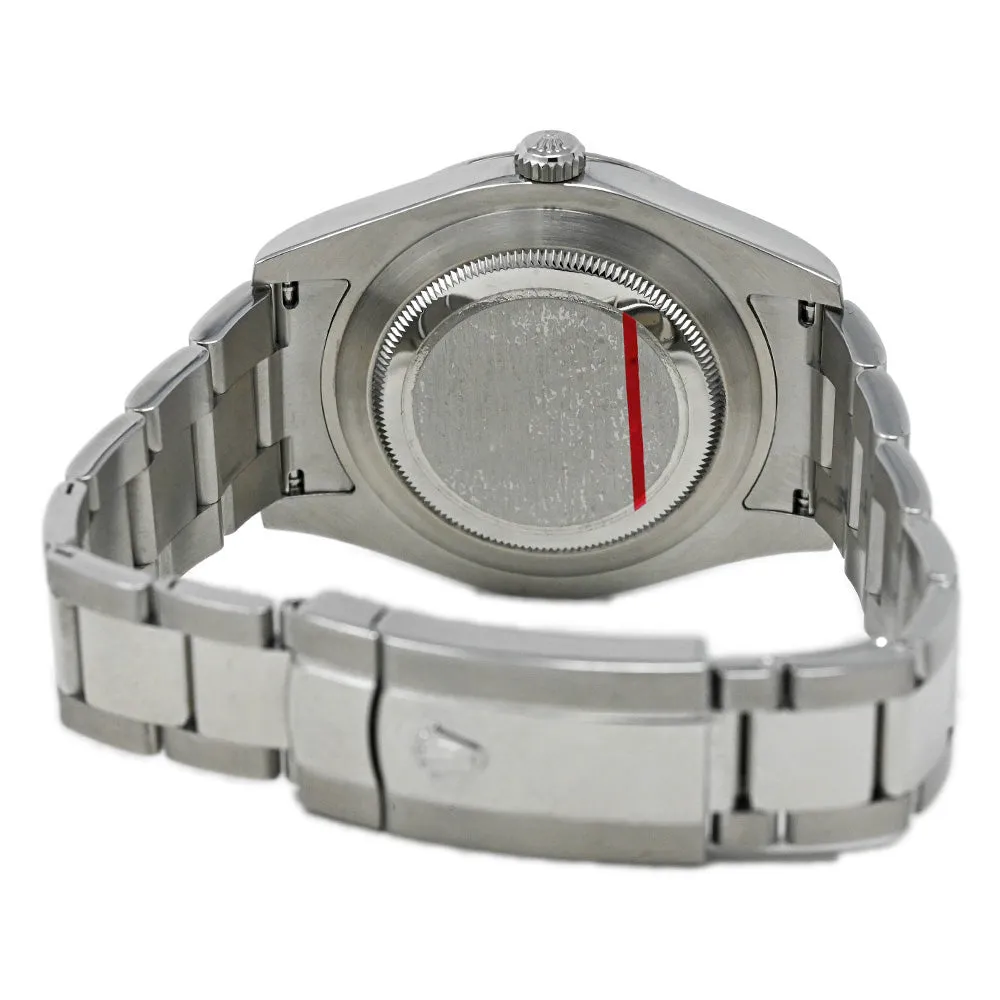 Rolex Men's Datejust II Stainless Steel 41mm Black Roman Dial Watch Reference #: 116334