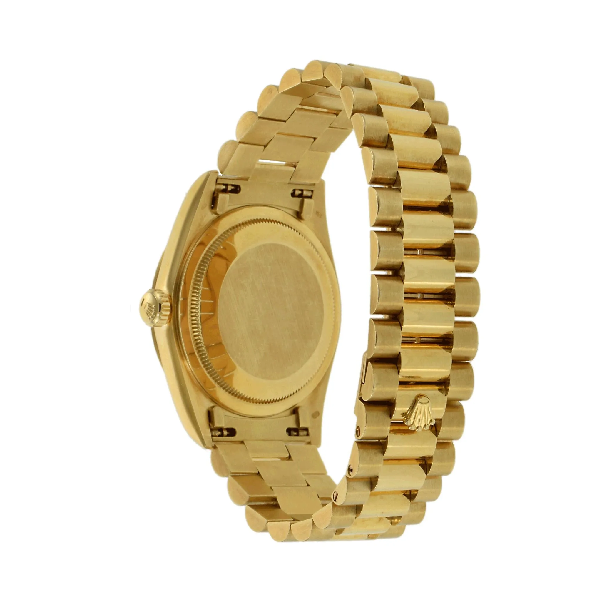 Rolex President Day-Date Yellow Gold Diamond Dial Watch 19238